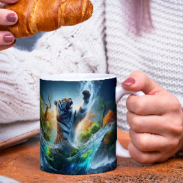 Wildlife Tiger Splash Magisk Mugg
