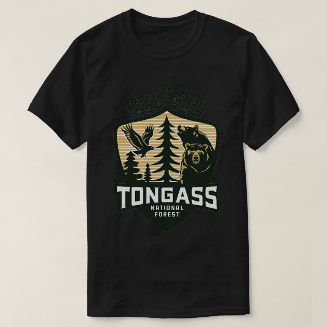 Wildlife Tongass National Forest TShirt T Shirt (Design framsida)