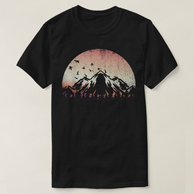Wildlife Träd utomhus Naturligt nedfällt skogsområ T Shirt (Design framsida)