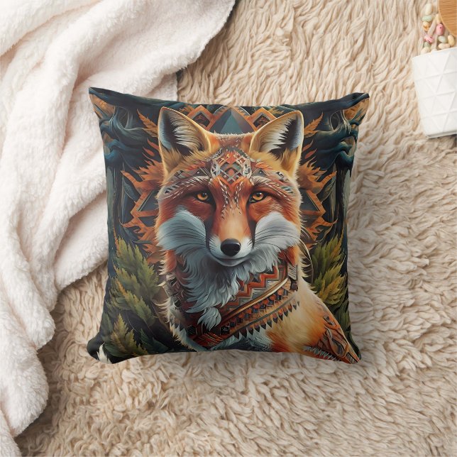 Wildlife Tribal Fox Kudde (Filt)