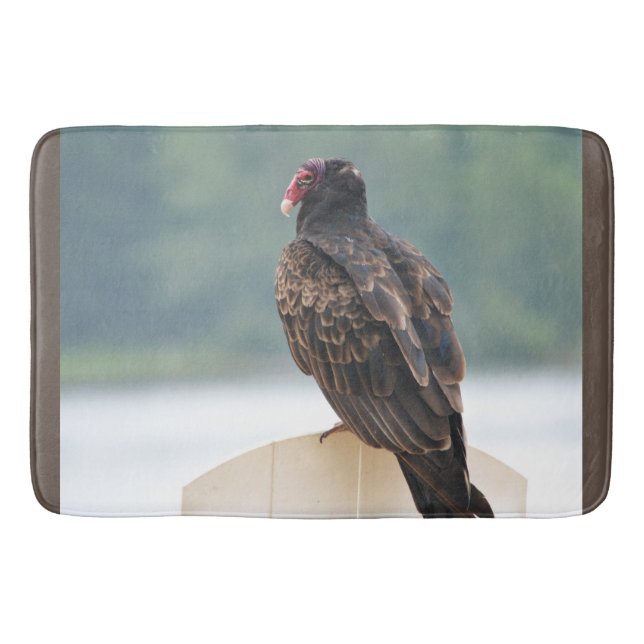Wildlife Turkey Buzzard Bathmat Badrumsmatta (Framsidan)