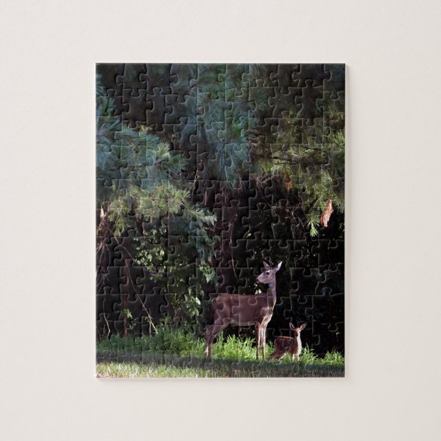 Wildlife Watercolor Pussel (Vertikal)