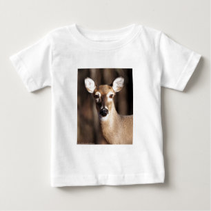 Wildlife Whitetail Hjort Doe Porträtt T-shirt