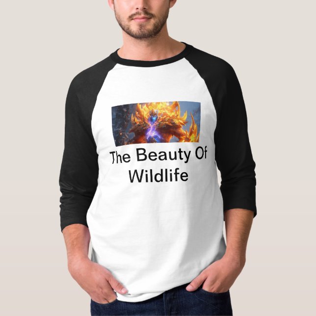 WildLines: Conservation-Inspired T-Shirt-design T Shirt (Framsida)