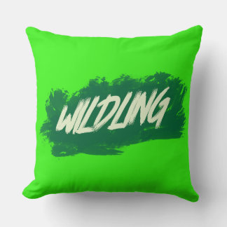 Wildling Brushstroke Throw Pillow Kudde