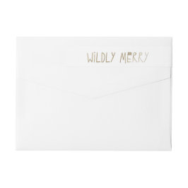 Wildly glad returetiketter etikettband