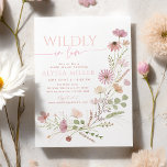 Wildly In Love Wildflowers Floral Bridal Shower Inbjudningar<br><div class="desc">This elegant bridal shower invitation invitation features soft,  hand-painted watercolor florals arranged in an airy meadow wreath design.</div>