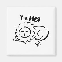 Wildly Punny — Jag är inte ett Lejon Minimalistisk