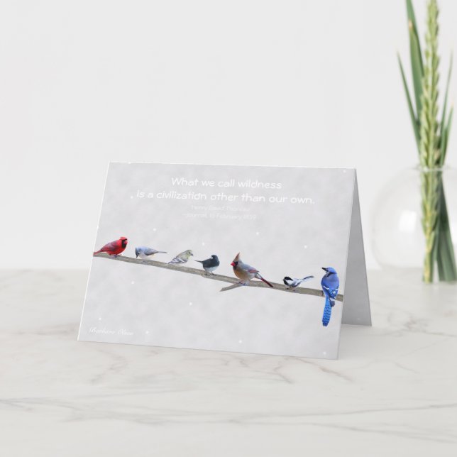 Wildness: en civilisation annan än vår egen. helgkort (Framsida)