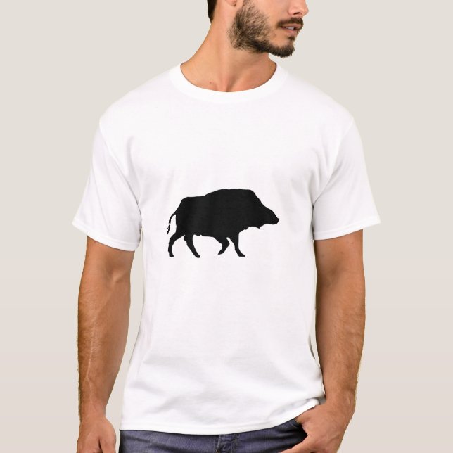 Wildschwein T-shirt (Framsida)