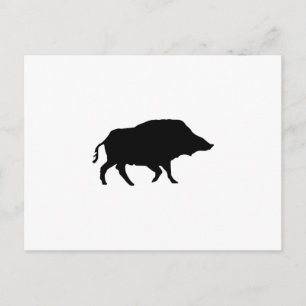 Wildschwein Vykort