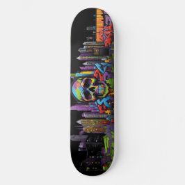 Wildstyle Graffiti 11 Mini Skateboard Bräda 18,5 Cm