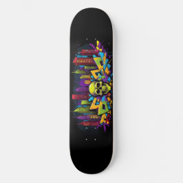 Wildstyle Graffiti 12 Mini Skateboard Bräda 18,5 Cm