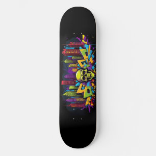 Wildstyle Graffiti 12 Mini Skateboard Bräda 18,5 Cm