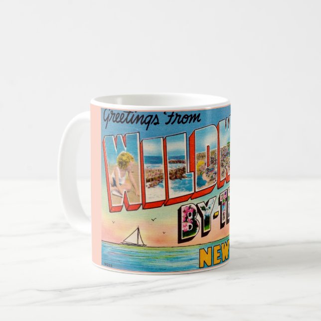 Wildwood av Sea Hälsning Kaffemugg (Framsida vänster)