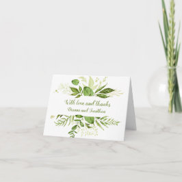 Wildwood Botanicals Bröllop - tackkort Helgkort