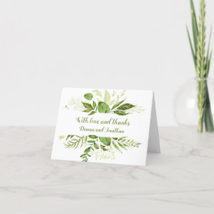 Wildwood Botanicals Bröllop - tackkort Helgkort