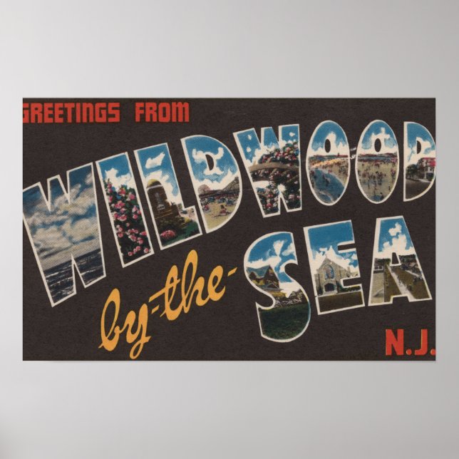 Wildwood by the Sea, New jersey 2 Poster (Framsidan)