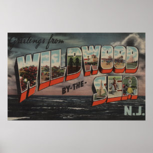 Wildwood by the Sea, New jersey 3 Poster