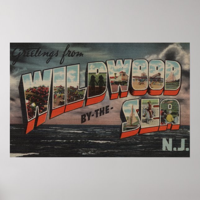Wildwood by the Sea, New jersey 3 Poster (Framsidan)