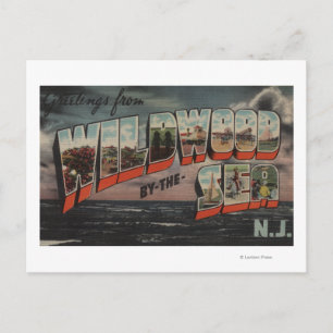 Wildwood by the Sea, New jersey Vykort