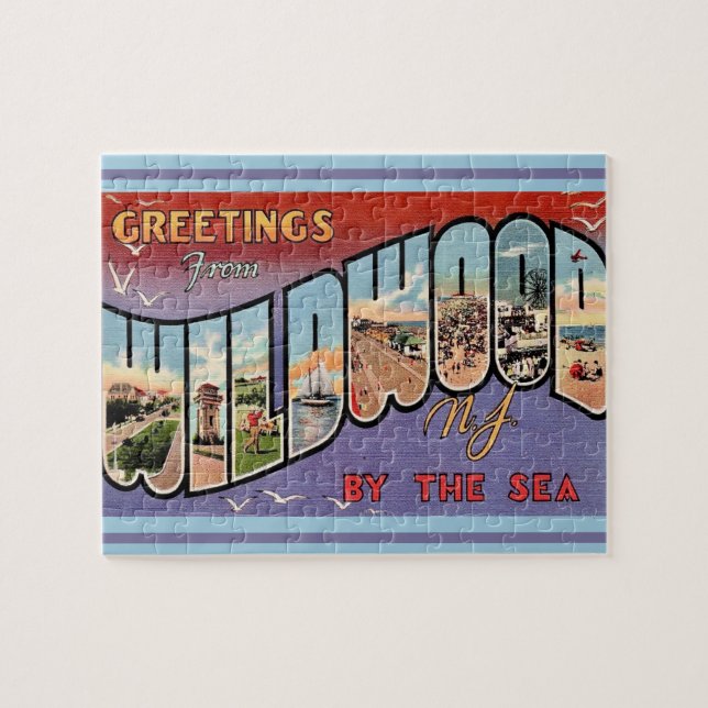 Wildwood efter havet 8 x 10 pussel (Horisontell)