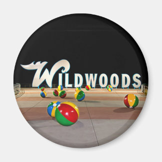 Wildwood Logga in Wildwood New jersey Magnet