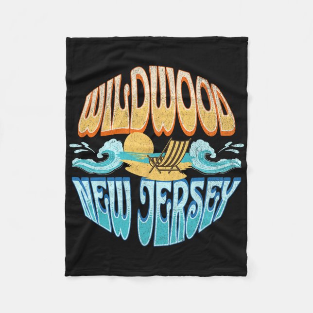 Wildwood New Jersey  Fleecefilt (Framsidan)