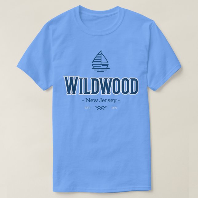 Wildwood NJ T Shirt (Design framsida)