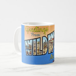 Wildwood NJ Vintage Postcard Mug Kaffemugg