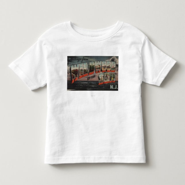 Wildwood-vid--Hav som är nytt - jersey Tee Shirt (Framsida)
