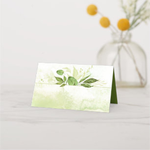 Wildwoods Botanicals Grönska Vattenfärgssprut Placeringskort