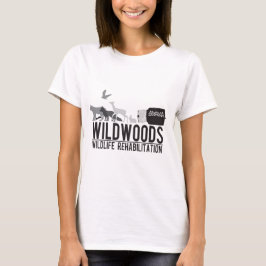 Wildwoods svart & vit T Tee
