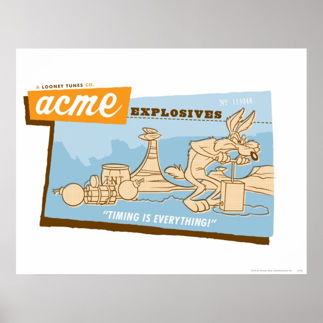 WILE E. COYOTE™ Acme Explosives 2 Poster (Framsidan)