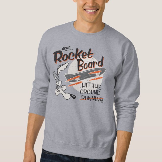 WILE E. COYOTE™ ACME Raketbräda Lång Ärmad Tröja (Framsida)