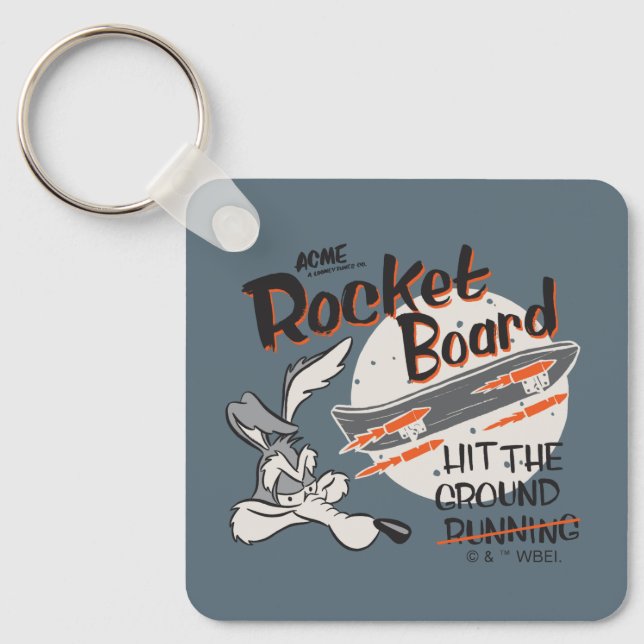 WILE E. COYOTE™ ACME Raketbräda Nyckelring (Framsida)