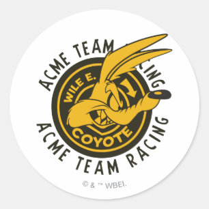 WILE E. COYOTE™ Acme Team Racing Runt Klistermärke