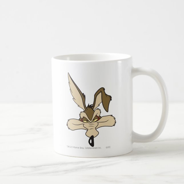 WILE E. COYOTE™ Belåten huvudskott Kaffemugg (Höger)