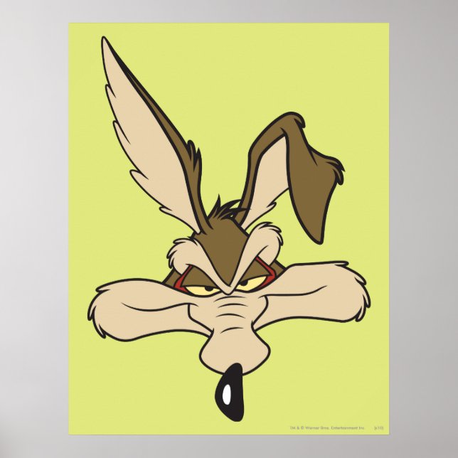 WILE E. COYOTE™ Belåten huvudskott Poster (Framsidan)