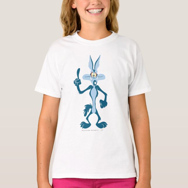 WILE E. COYOTE™ Blue Aha! T-shirt (Framsida)