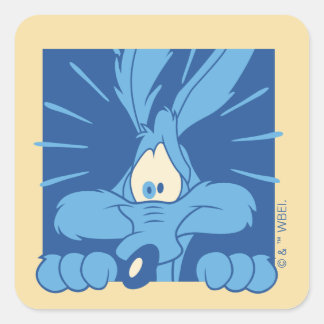 WILE E. COYOTE™ Chockad min Fyrkantigt Klistermärke