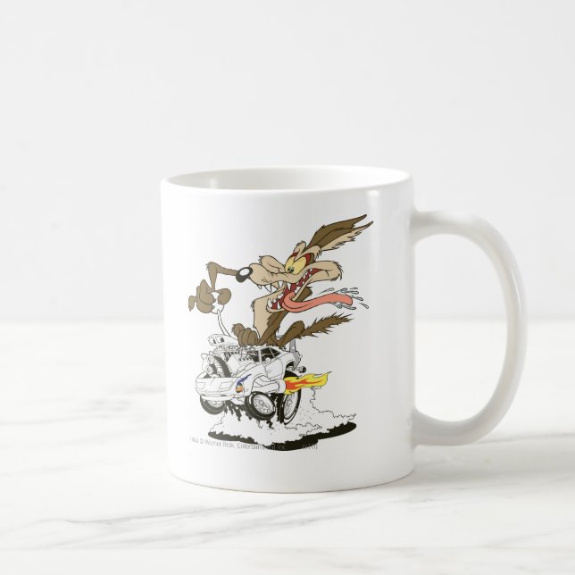 WILE E. COYOTE™ Crazy Driver Kaffemugg (Höger)