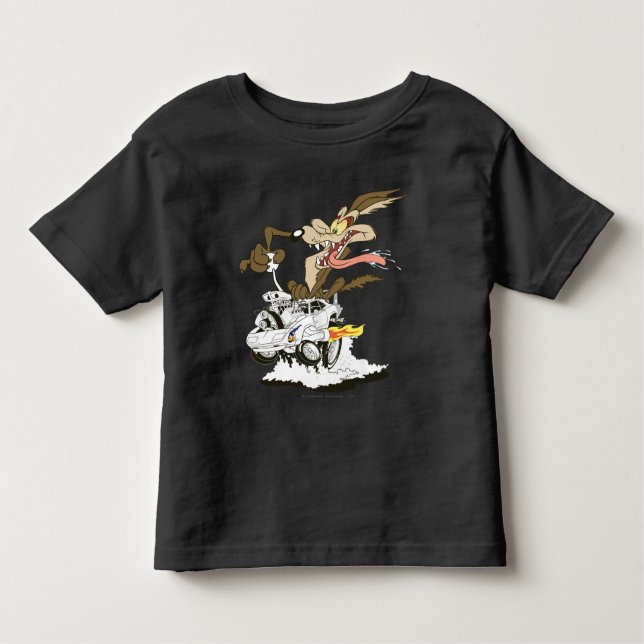 WILE E. COYOTE™ Crazy Driver T-shirt (Framsida)