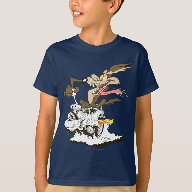 WILE E. COYOTE™ Crazy Driver T-shirt (Framsida)