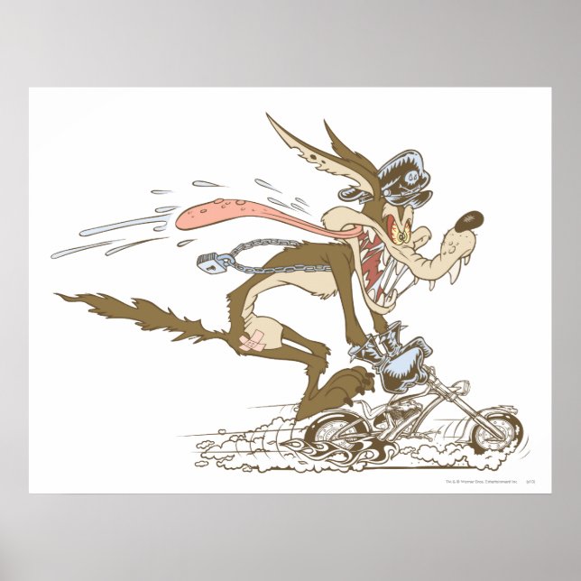 Wile E. Coyote Cycle Racer Poster (Framsidan)