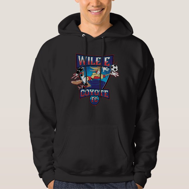 WILE E. COYOTE™ Football Club Badge Hoodie (Framsida)