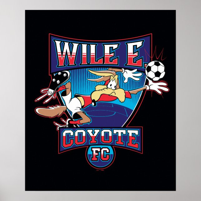 WILE E. COYOTE™ Football Club Badge Poster (Framsidan)