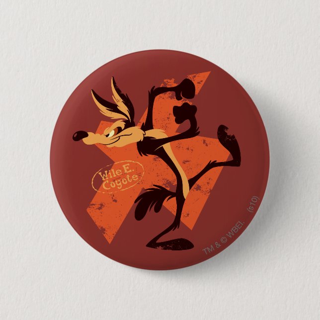WILE E. COYOTE™ Förbereder Springa Knapp (Framsida)