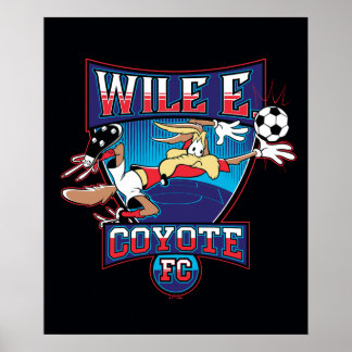 WILE E. COYOTE™ Fotbollsklubb emblem Poster
