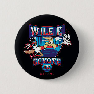 WILE E. COYOTE™ Fotbollsklubb-logotyp Knapp